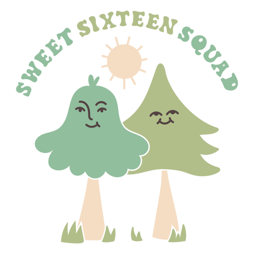 Sweet-Sixteen-Kader PNG-Design