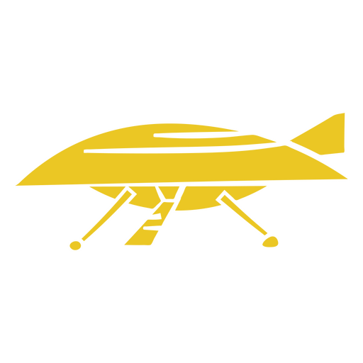 UFO from outer space PNG Design