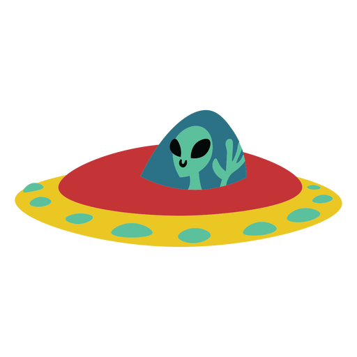 Alien intergaláctico explorando o espaço sideral Desenho PNG