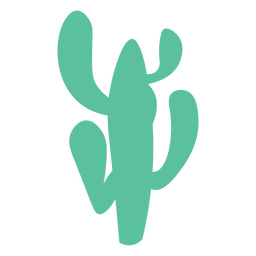 Green Cactus Four Spines PNG & SVG Design For T-Shirts