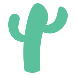 Green Cactus Minimalist Icon PNG & SVG Design For T-Shirts