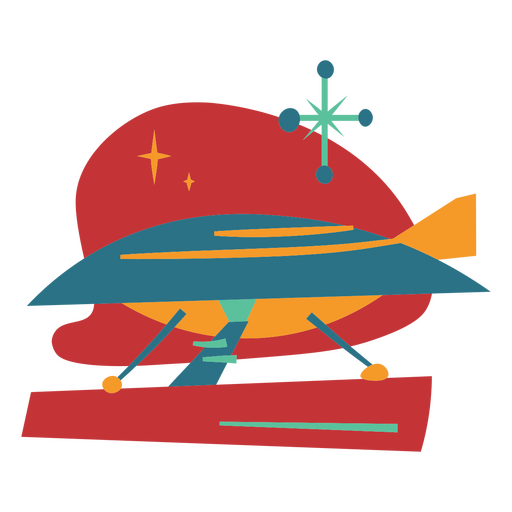 Extraterrestrial ship PNG Design