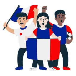 France Soccer Fans PNG & SVG Design For T-Shirts