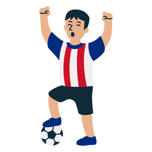 Costa Rica soccer fanatic PNG Design