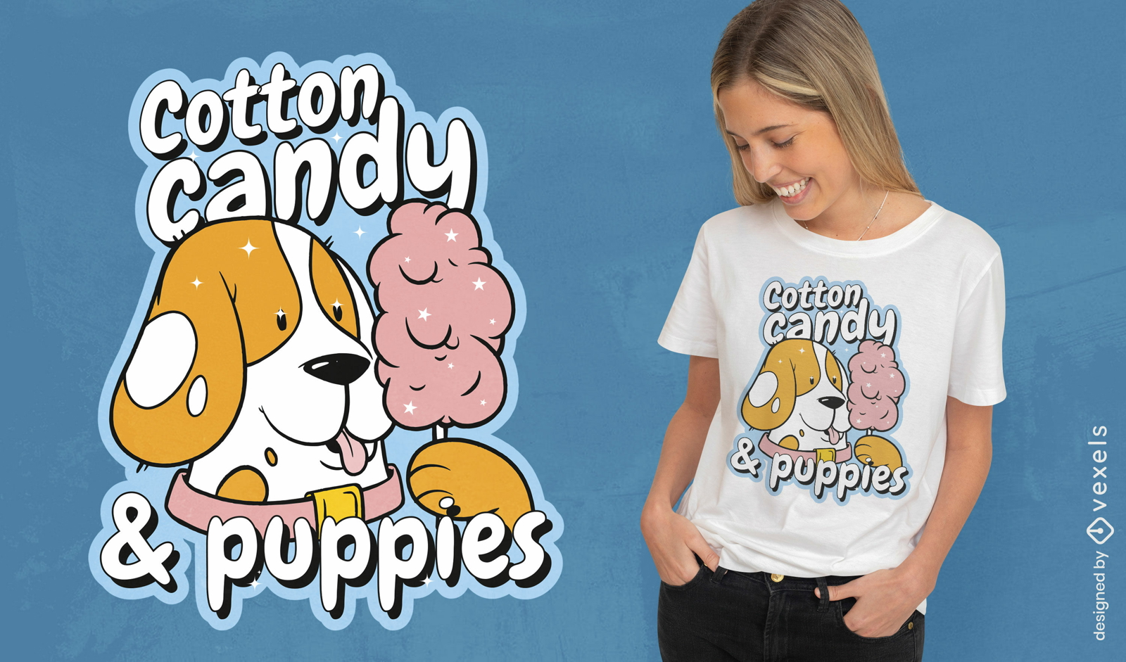 Cotton candy T Shirt Designs Graphics & More Merch