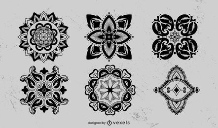 Orientalische Ornamente gesetzt
