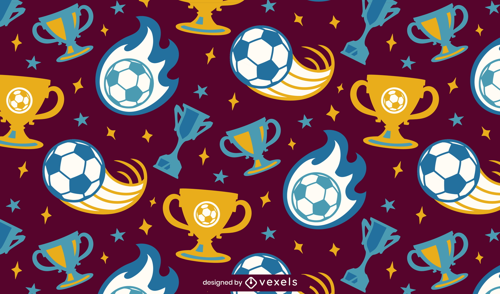 Design de padrão de copa de futebol