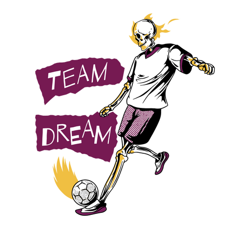 Team dream PNG Design
