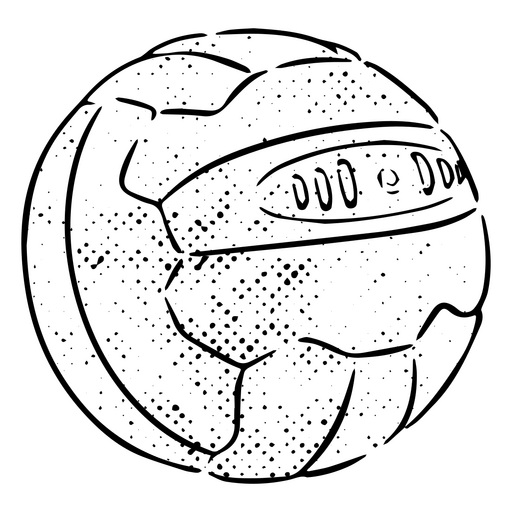 Esboço de bola de futebol Desenho PNG
