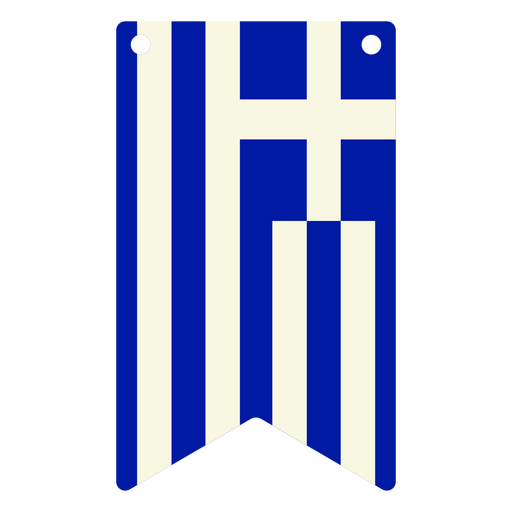 Bandeira nacional da Grécia Desenho PNG