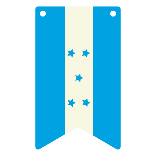 Nationalflagge von Honduras PNG-Design