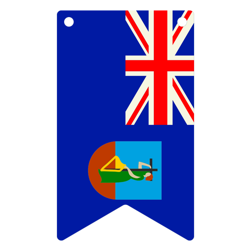 La bandera de Montserrat Diseño PNG