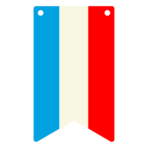 Bandera nacional de Luxemburgo Diseño PNG