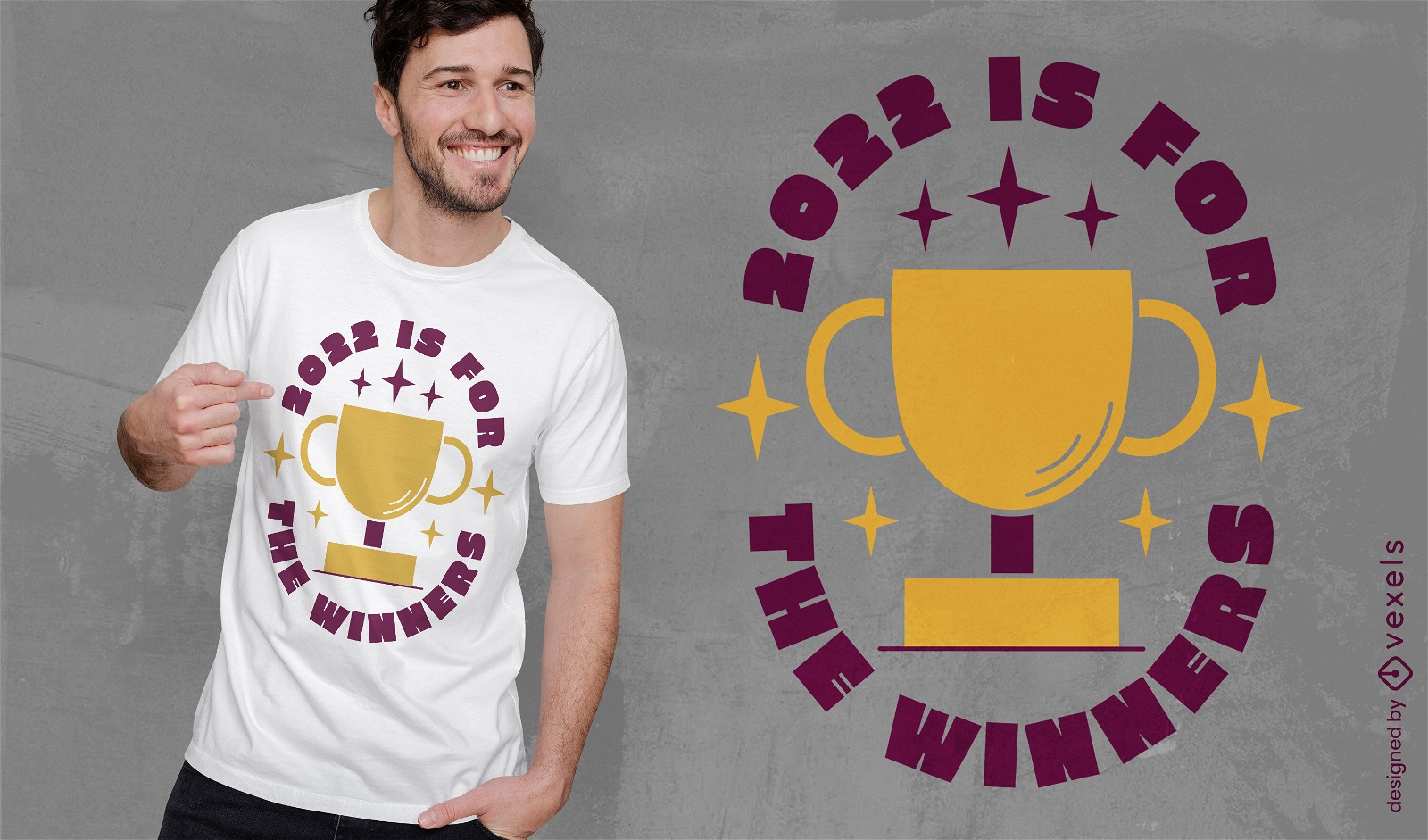 Trophy football competition t-shirt design