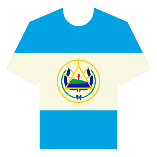 Camiseta de fútbol de Nicaragua Diseño PNG