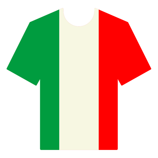 Camiseta de fútbol de Italia Diseño PNG