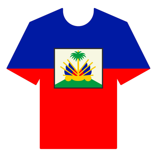 Haiti-Fußballtrikot PNG-Design