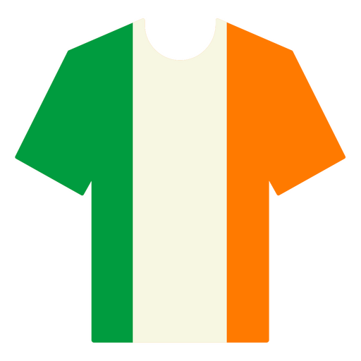 Camiseta de fútbol de Irlanda Diseño PNG