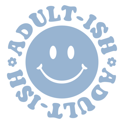 Adult-ish sticker PNG Design