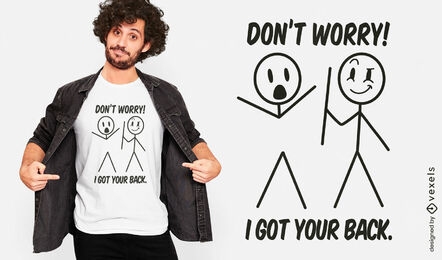 Got your back funny t-shirt design
