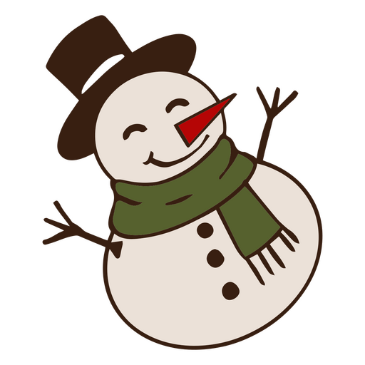 boneco de neve para decoração de natal Desenho PNG