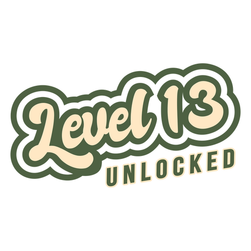 Level 13 Unlocked Svg Png Dxf Files By Bmdesign Thehu