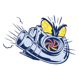 Car Turbo Cartoon PNG & SVG Design For T-Shirts