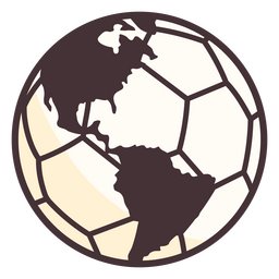 Soccer World Cup Ball Icon PNG & SVG Design For T-Shirts