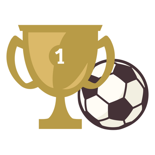 Ícone emblemático da Copa do Mundo de futebol Desenho PNG