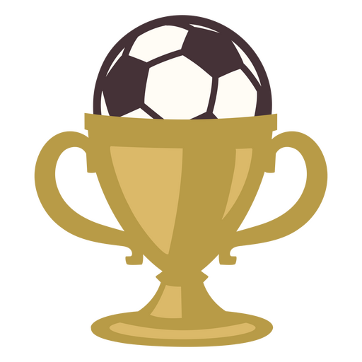 Icono representativo del campeonato de fútbol Diseño PNG