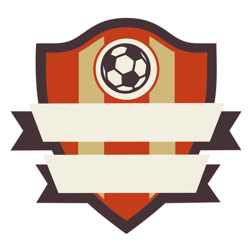Ícone emblemático do campeonato de futebol Desenho PNG