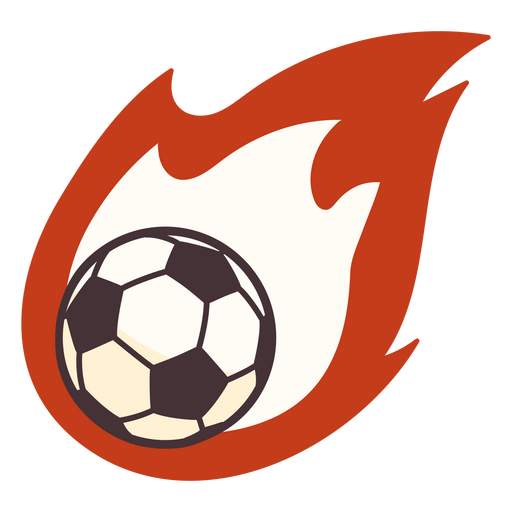 Símbolo icónico de la competencia de fútbol Diseño PNG