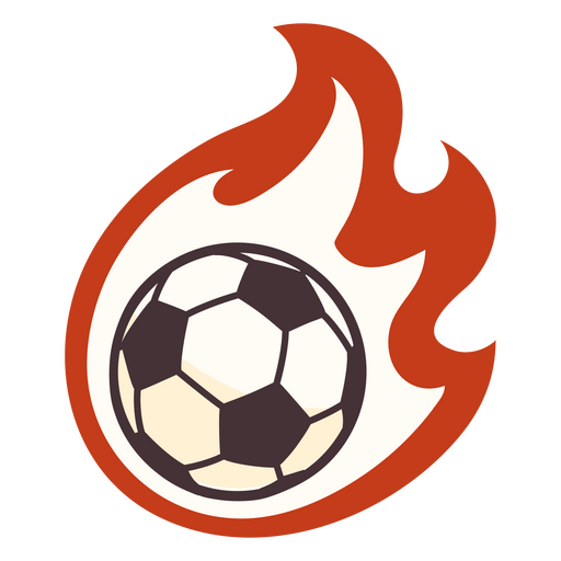Symbolisches WM-Fußball-Emblem PNG-Design