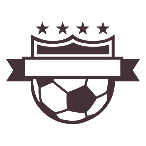 Símbolo icónico del campeonato de fútbol Diseño PNG