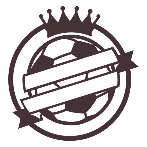 Iconic soccer championship logo PNG Design