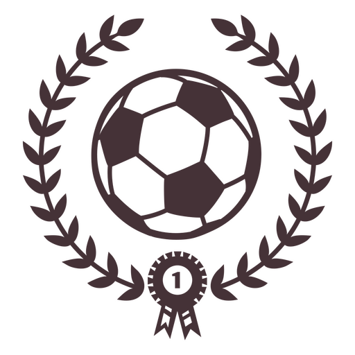 Emblema icónico del campeonato de fútbol Diseño PNG