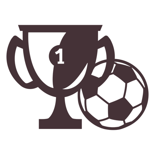 S?mbolo representativo do campeonato de futebol Desenho PNG