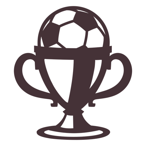 Icono emblemático del campeonato de fútbol Diseño PNG