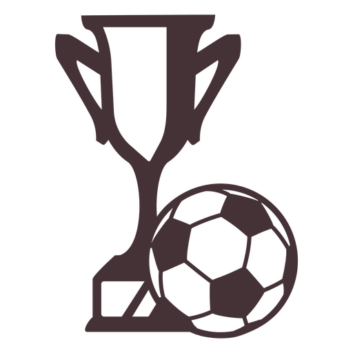 Logo simbólico de campeonato de fútbol Diseño PNG