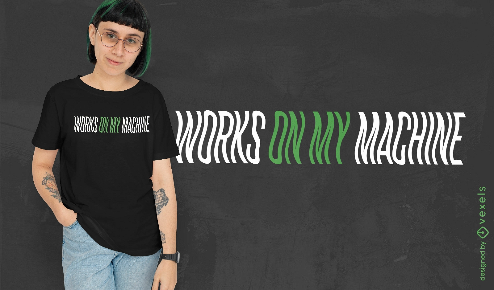 Wavy computer coding quote t-shirt design