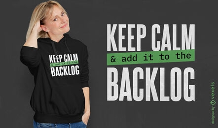 Keep calm programming quote t-shirt design