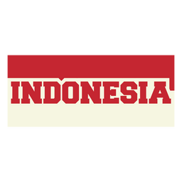 Soccer Sticker Allusive To Indonesia PNG & SVG Design For T-Shirts