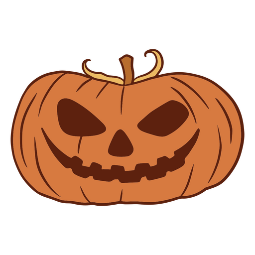 Spooky jack'o-lantern PNG Design