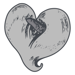 Isolated calla lily monochromatic design PNG Design
