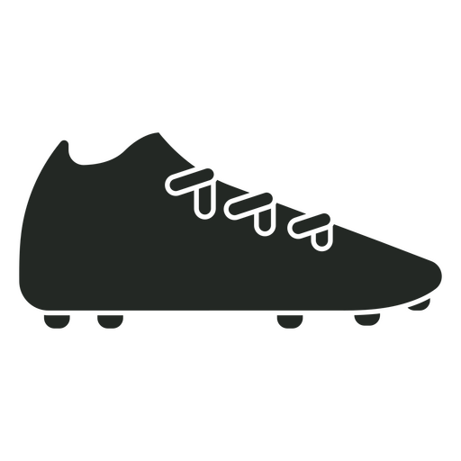 Icono de corte de zapatos de f?tbol Diseño PNG