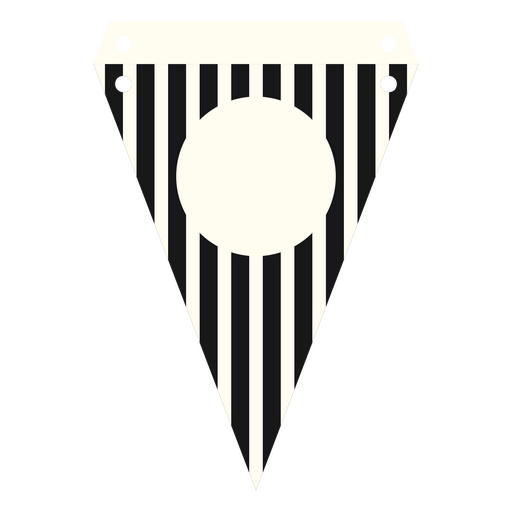 Banderín triangular de fútbol Diseño PNG