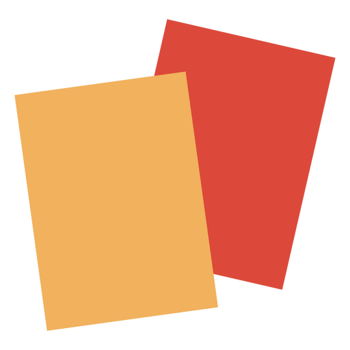 Yellow and red referee cards  PNG Design