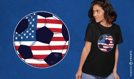 USA-Fußball-T-Shirt-Design