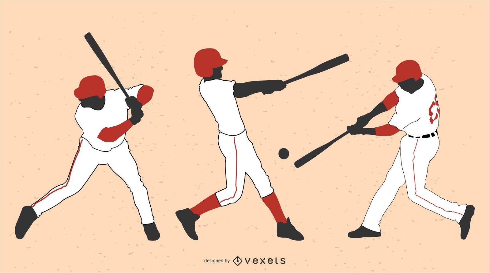 Baseball-Vektoren der alten Zeit