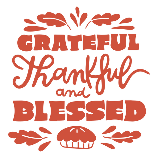 Gratitude and thanks quote PNG Design